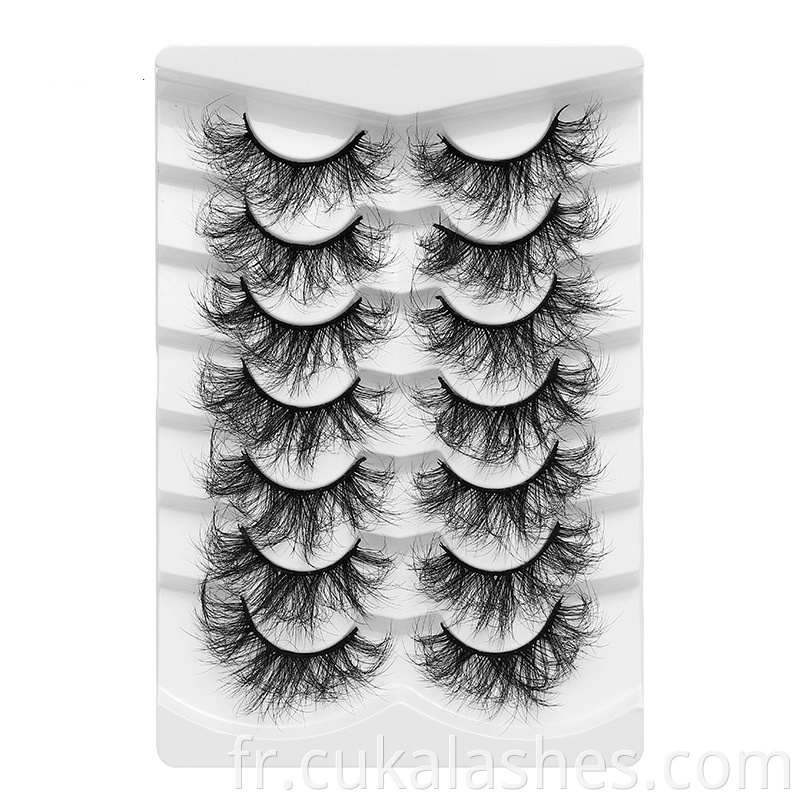 7 Pairs 25mm Lashes